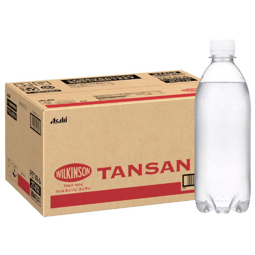 アサヒ飲料 ウィルキンソン タンサン 炭酸水 ラベルレスボトル 500ml×24本