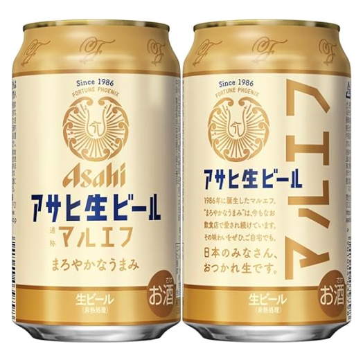 アサヒ 生ビール (マルエフ) [ ビール 350ml×24本 ]